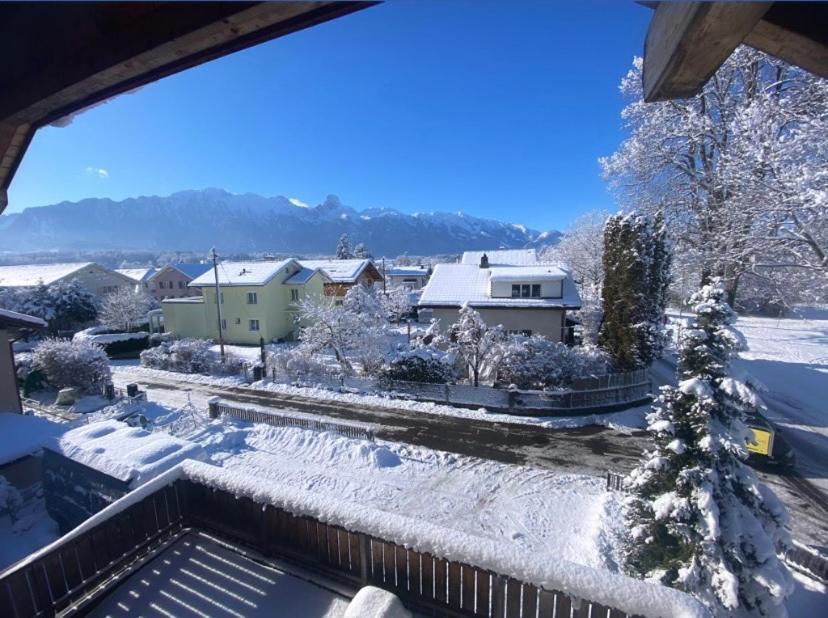 Swiss Alps View Apartment - Contactless Self Check-In Thun Exterior photo